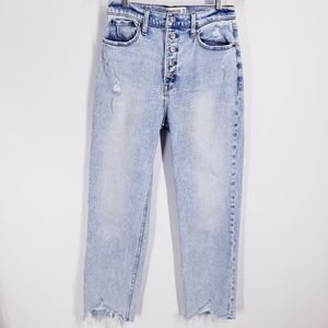 EUC A&F Curve Love Ultra High Rise Ankle Straight Jean 28S/6P